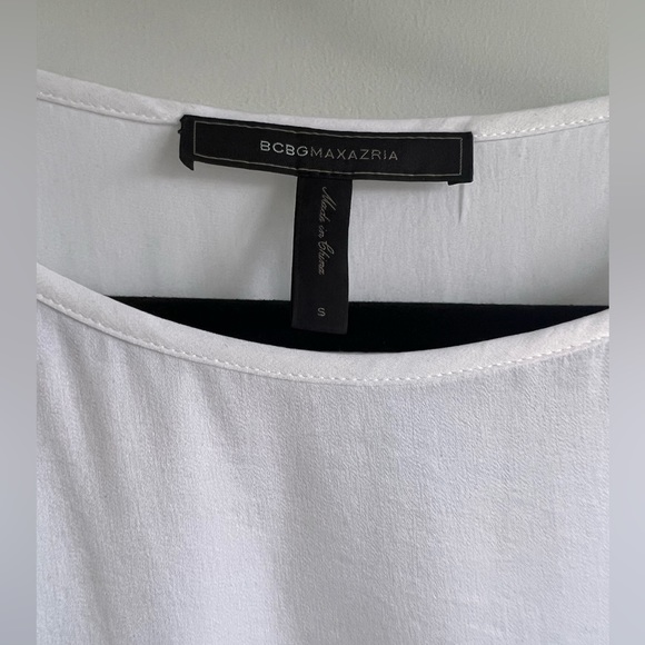 White Silk BCBG Hi-Lo Dresss - Picture 2 of 3
